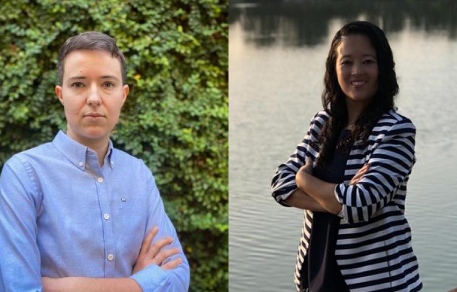 Amalia Skilton and Matilda Prestano