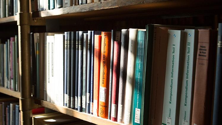 The A D White Reading Room in Uris Library.