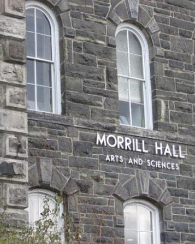 Close-up of Morrill Hall